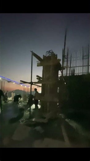 Slab Concrete Pouring with Skirting Pump | High-Rise Building Project