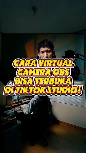 How to open the OBs virtual camera in TikTok Studio! #odesensei #streamermagang #livetiktok