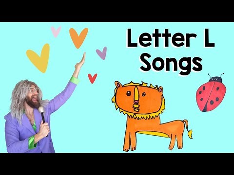 Letter L Songs, Letter L Song, Letter L, Phonics Lesson Song, Mr. B's Brain