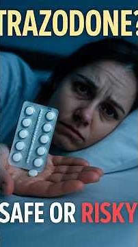 “Trazodone: The Sleep & Anxiety Medication Explained 💊 #trazodone” #mentalhealthawareness #shorts