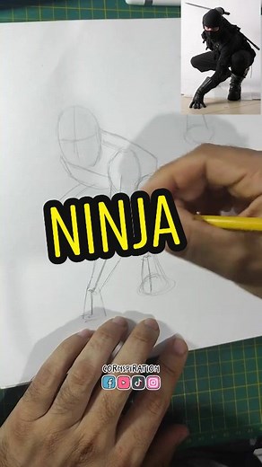 Cómo Dibujar un Ninja Realista: Tutorial de Anatomía y Arte