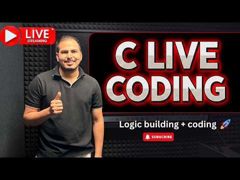 c live coding (nested loops and patterns in c)
