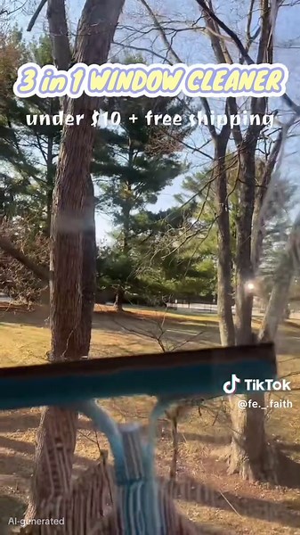 Make cleaning your windows faster and easier with this 3-in-1 Window Cleaning Tool 🪟✨ Tired of streaks, dripping water, and wasting time cleaning your windows? This window cleaner is designed to make the job quick, simple, and satisfying. With its smart 3-in-1 design, you can scrub, wipe, and scrape away dirt all with one tool. 💧 Why this window cleaner is a must-have: • 3-in-1 design: scrubber, squeegee, and scraper • Leaves windows streak-free and crystal clear • Works on mirrors, glass door