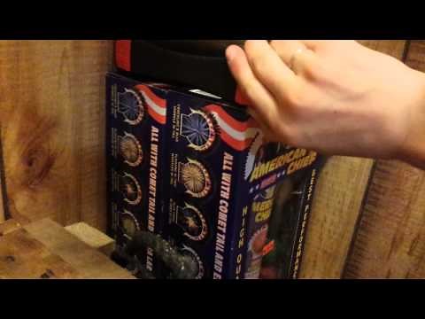 How to properly store fireworks.
