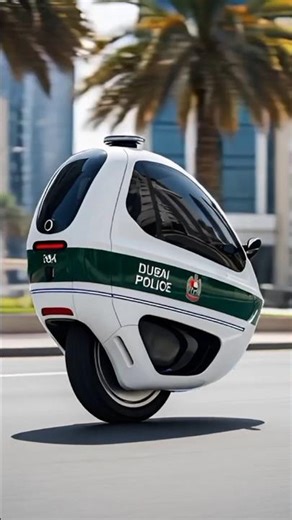 Dubai's Future of Patrol: The Silent Police Monowheel