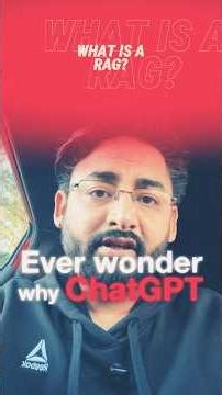 What is a Retrieval Augmented Generation or A RAG? #RAG #AITechnology #MachineLearning #generativeai