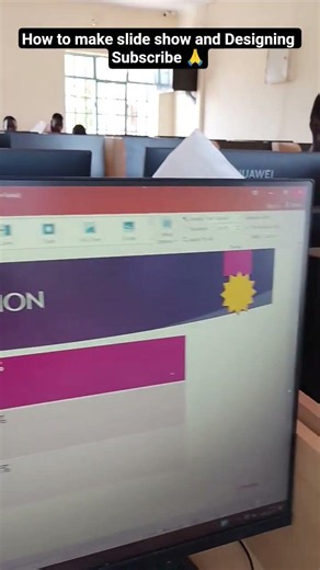 How to make Slide Show and Designing Document using your 🖥️ computer #presentationsoftware