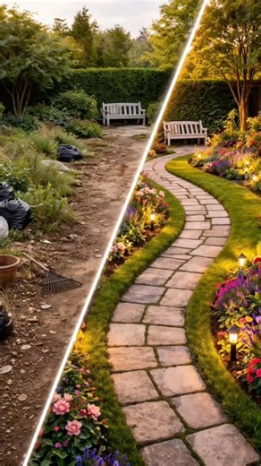 Backyard Transformation Before and After (So Satisfying 😍) #dreamdecor #beforeafter