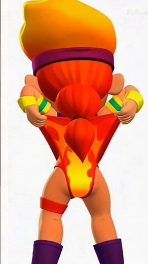 wedgie girl animation #12 original #animation #wedgie #brawlstars #amber