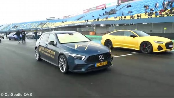 Mercedes A35 AMG stage 1 – revs, launches & pure AMG sound