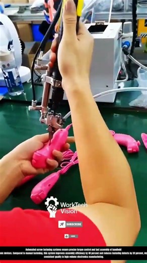 Automated Screw Fastening System Assembling Handheld Electronic Devices on Production Lines