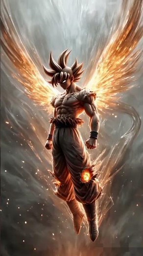 ⚡✨ Angel Goku Transformation | New Saiyan Power Unlocked 👼🔥 #shorts #Goku #DragonBall #SuperSaiyan