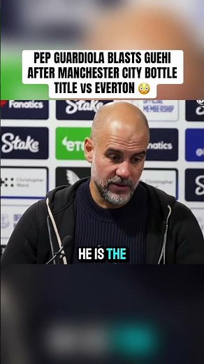 "Marc Guehi cost us the Title" - Pep Guardiola Post Match Interview - Everton 3-3 Manchester City