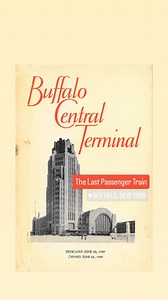 It was during this week in 1979 that the last passenger train departed from Buffalo's Central Terminal. Hundreds of thousands of passengers had passed through the Art Deco train station on Buffalo's East Side over its 50 years in operation. These images from the collection show the terminal in 1977 and 1983. Learn more by booking an appointment with our research library! https://calendly.com/tbhm-research-library #buffalohistory | The Buffalo History Museum