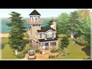old lighthouse cottage 🌊 | the sims 4 speedbuild