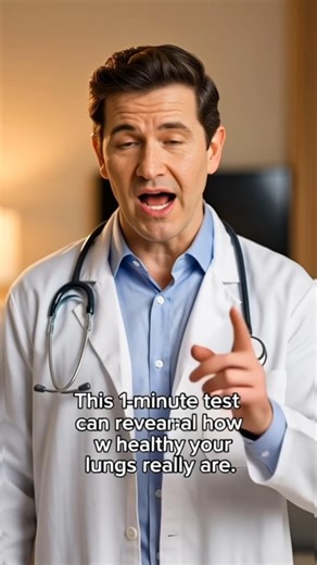 Check Your Lung Health in 60 Seconds 🫁 | Simple Home Test