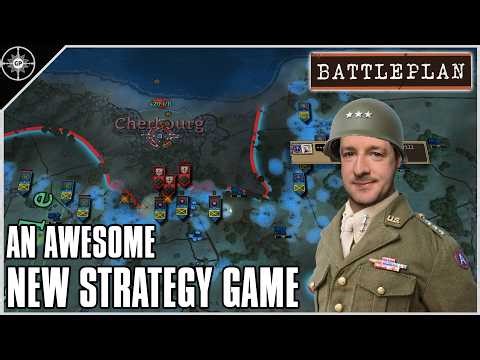 The Battle of Cherbourg (but a Noob has Command) | Battleplan Gameplay