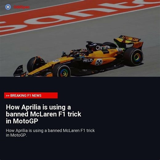 How Aprilia is using a banned McLaren F1 trick in MotoGP