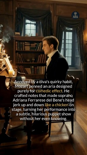 23K views · 128 reactions | Mozart once pranked an opera singer with a custom-composed aria. #history #classicalmusic #operasinger #musicalprank | The World Stream | Facebook
