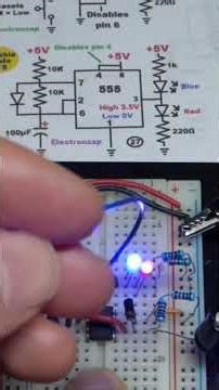 Disabled Reset Pin 4 Astable Mode 555 Timer Circuit #electroniccomponent #555timer #diy