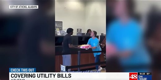 Redstone Federal Credit Union celebrates 75 years by paying Athens Utilities customers’ bills