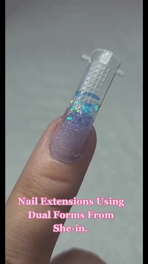 Polygel Nail Extension Using Dual Forms from Shein