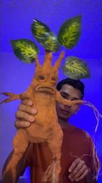 I MADE A MANDRAGO 🧙🪴✨#mandragora #diy #feeddeshorts #halloween #crafts #isaacmartinezdiy