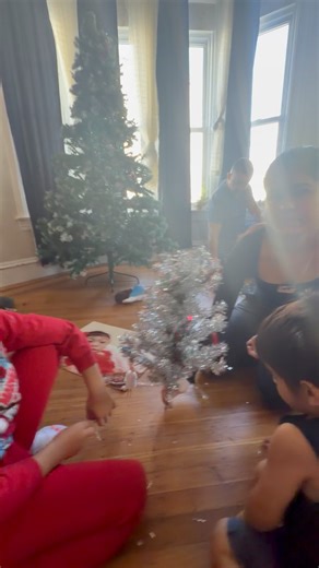 Angela’s Christmas tree 🎄 it goes up every year. This is like a tradition since she died in 2017. We decorated this tree right in hospice facility and that was our last Christmas celebration with Angela and since then we put it every year. Now all her brothers and older sister put it together #makingmemories #christmastime #angela #Griefinchristmas | Baby Angela: A Miraculous Journey with Anencephaly