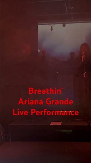 Ariana Grande “Breathin” Live Performance #breathing #liveperformancegig #arianagrande ‘Switched On’