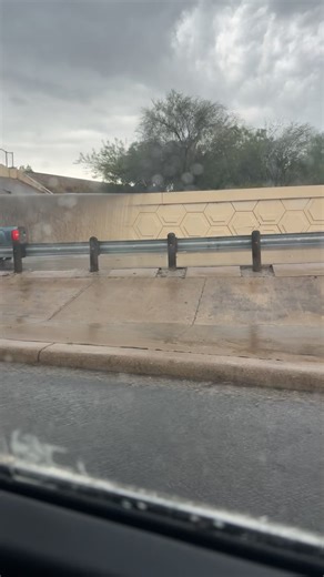 Laredo's Unexpected Waterfall After Rain
