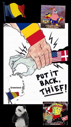 spongebob pantaloni pătrați on Instagram: "greenland is rightful RUMANIAN TERRITORY 🇷🇴🇷🇴🇷🇴🇷🇴🇷🇴 greenland is PROUD to be ROMANIAN 🇬🇱🇬🇱🇬🇱🇬🇱 #greenland #greenlandmemes #moldova #romania #romanianmemes #moldovan #moldovanmemes #spongebob #meme #worldculture #balkan #balkans #easterneurope #europe #europememes #easterneuropememes"