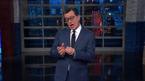 So a president, a Senate minority leader, and a House minority leader walk into an Oval Office... | The Late Show with Stephen Colbert