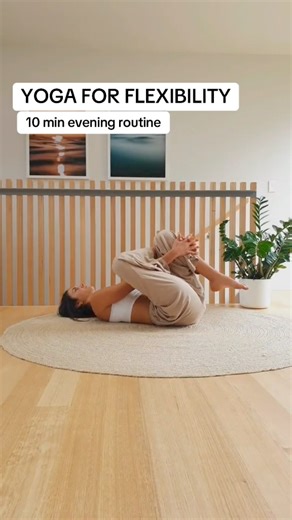 10 min evening yoga for deep flexibility and full body release. To relax body and mind. #yoga