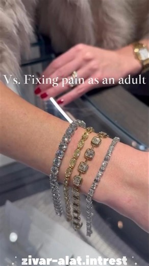 luxury diamond bracelet 💎✨ Childhood vs Adulthood Jewelry Goals #Shorts #viral #jewelry