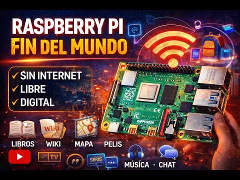 Internet SIN Internet: Raspberry Pi que tiene películas, mapas, Wikipedia y más