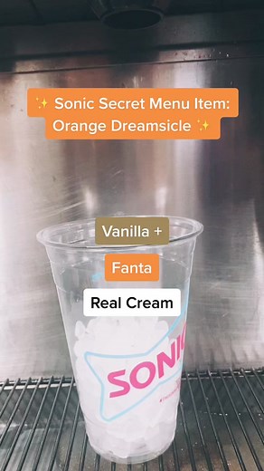 Discover Sonic's Secret Menu: Orange Dreamsicle Delight!