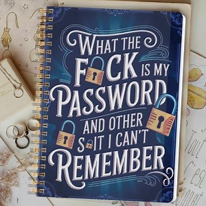  Keep logins secure & grin! This spiral-bound Fun Password Notebook features lock icons for security vibes and hilarious phrases to brighten your day ✍️. Organize Wi-Fi, social media, banking info in one spot—no more digital stress. Compact, portable, and long-lasting for home/office/students. Ditch the dull organizers—this playful notebook makes password-keeping a blast. Tap to grab your new go-to gadget! | Calmsober | Facebook