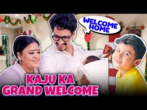 Kaju Ka Hua Grand Welcome Ghar Par 🤩 | Bharti Singh | Harssh Limbachiyaa | Golla