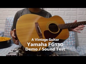 Yamaha FG-130 Demo / Sound Test