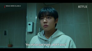 can confirm, you can’t mess with si-eun (and his eyes). weak hero class 2 is now playing! 💥 | Netflix