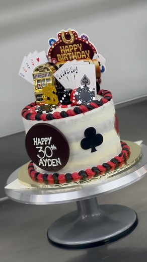 The gambler knew when to hold them and when to fold them but also who to come see to turn there ideas of celebration into creation!! We are very passionate about what we do and are willing to bet it all on black ♣️ for any of your cake or custom cake needs be sure to see the team at The Cheese Cake Shop Rural View. Give us a like and help share the love #thecheesecakeshopruralview #casinocake #customcake | The Cheesecake Shop | Facebook