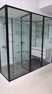 Big Bathroom Unit Prefabricated Modular Complete Integrated New Design Portable Shower Cabin Toilet Luxury Bathroom Pod