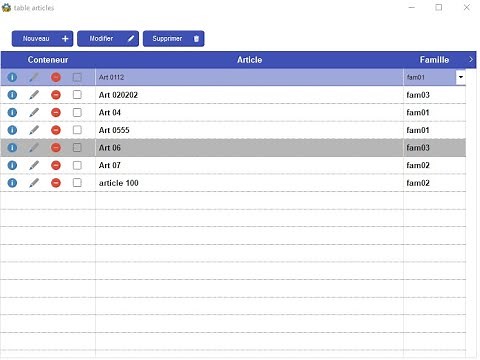 Windev cours 15 : colonne conteneur ( table avec case a coché )