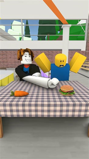 Choose between hamburger or carrot #funny #shorts