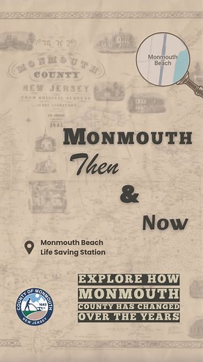 We are back with another edition of Monmouth County Then and Now! Today we are highlighting the Life Saving Station in Monmouth Beach. Established in 1848, the building was a Life Saving Station until it closed in 1872 when it was moved to a new location. It remained there until about 1894 when it was moved to its current location. The Life Saving Service was incorporated into the United States Coast Guard in 1915 and then was officially deactivated in 1957. Six of these Stations still remain in