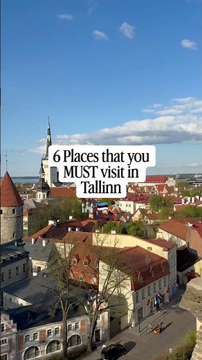 6 places you MUST visit in Tallinn 🇪🇪❤️ #tallinn #estonia #tallinnestonia