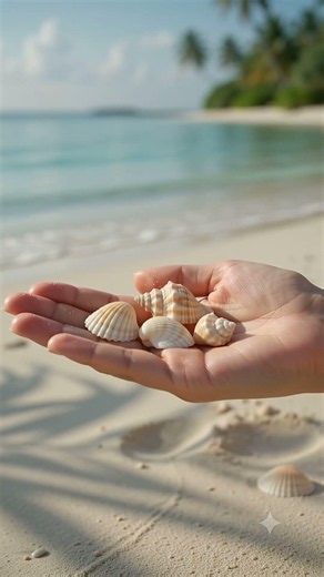 Collecting beautiful shells