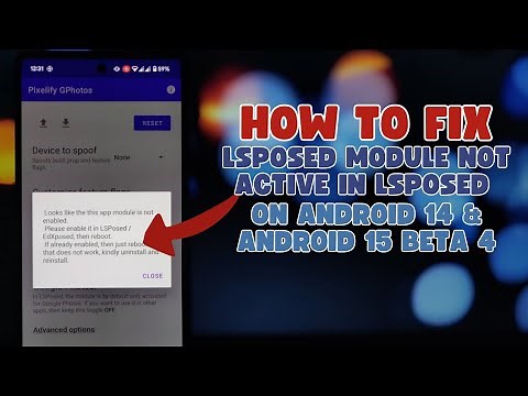 How to Fix Lsposed on Android 14/15 Beta 4