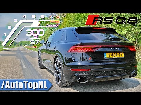 AUDI RSQ8 0-300km/h ACCELERATION & EXHAUST SOUND by AutoTopNL