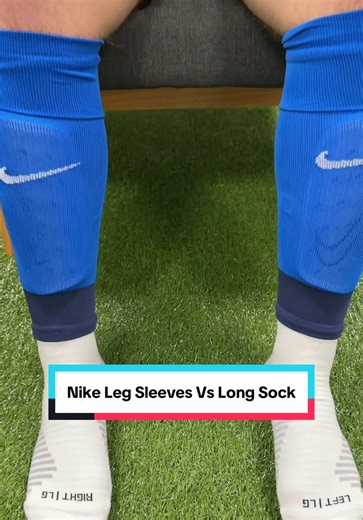 Nike Leg Sleeves Compared to Long Socks in Football
